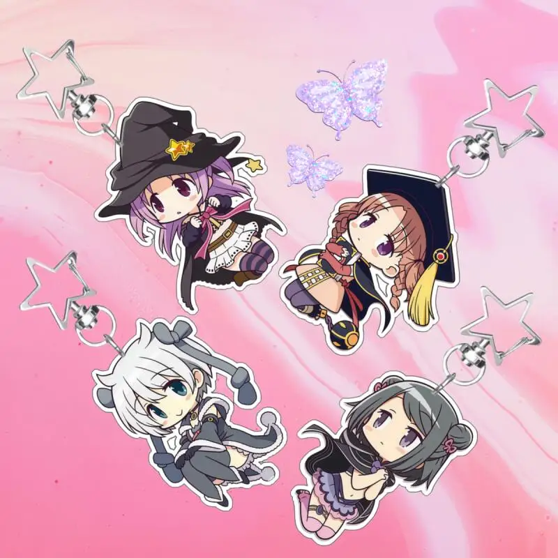 Акриловый брелок для ключей с персонажами аниме Puella Magi Madoka Magica: Карин Мисино, Нему Хираги, Мифую, Азуза, Куроэ.