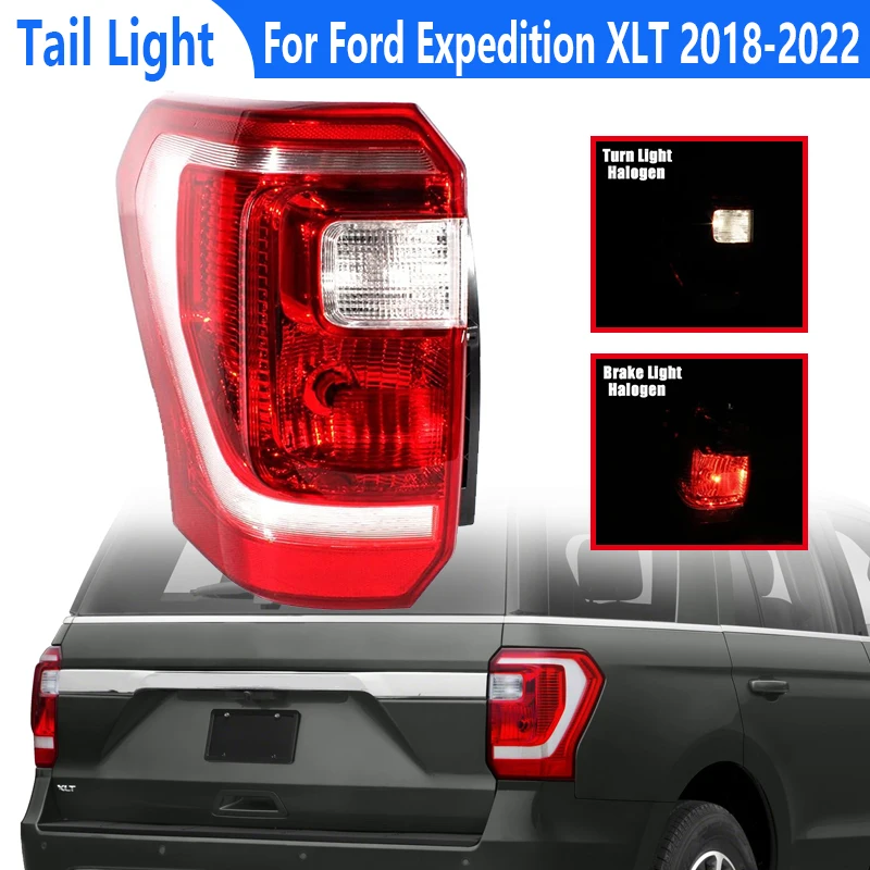 Halogen Rear Tail Lights For  Ford Expedition XLT 2018 2019 2020 2021 2022 US Version Turn Signal Brake Lights JL1Z13404G