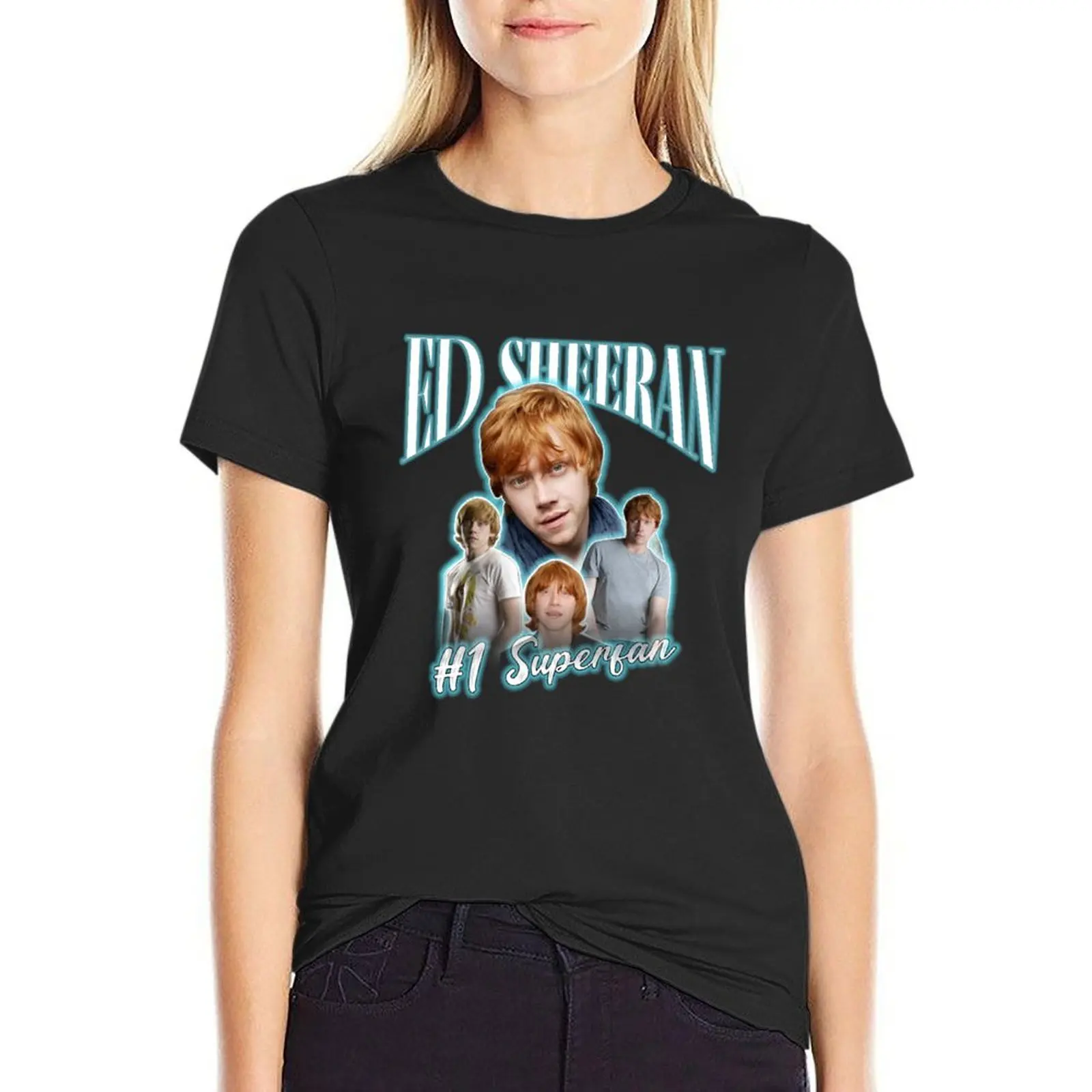 

 all star ed sheeran  T-Shirt new edition quick drying Blouse funny t shirts for Womens