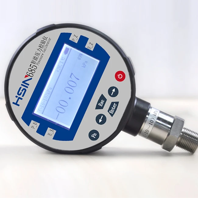 

Digital Pressure Gauge 0-100kpa HSIN685 intelligent pressure gauge calibrator pressure manometer 0.02% /0.05%F.S 250