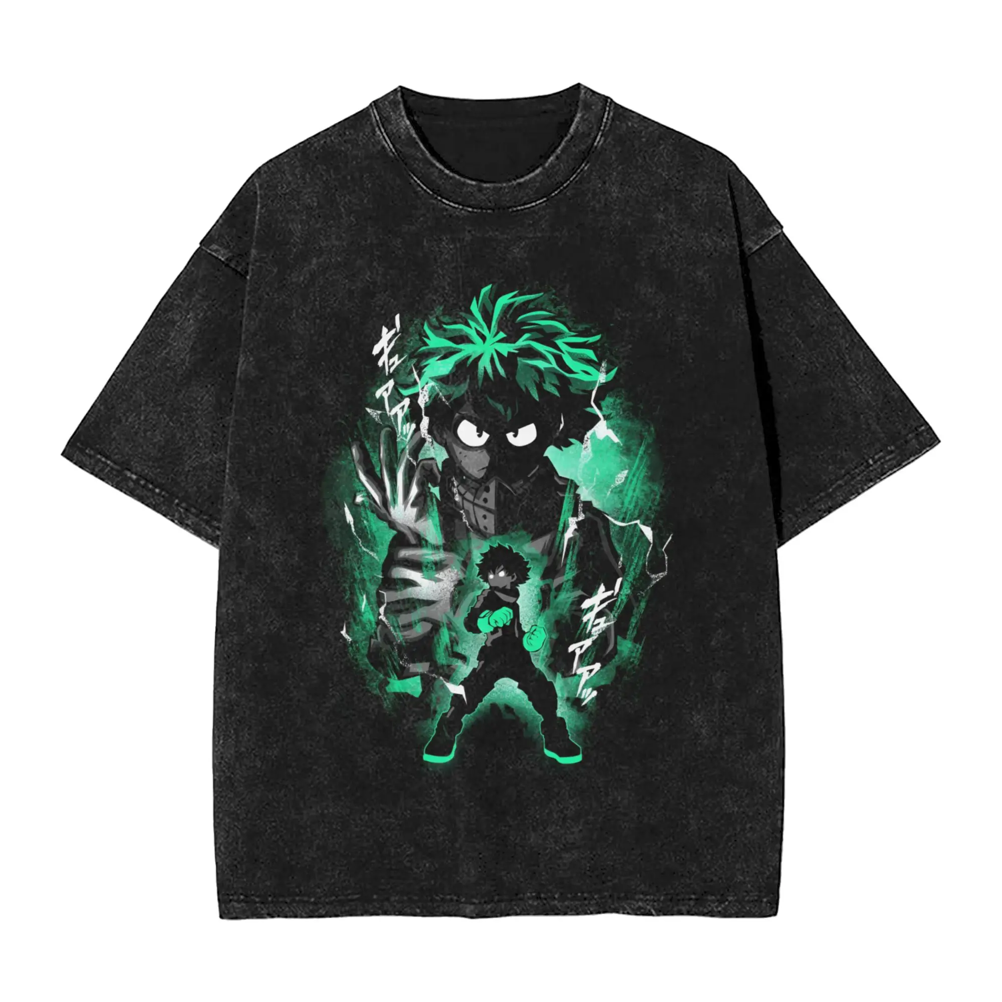 

Retro My H-Heros Academias T-Shirts Men Novelty T Shirt Short Sleeve Manga Midoriyas Izukus Tshirt 100% Cotton Tee Tops Clothing