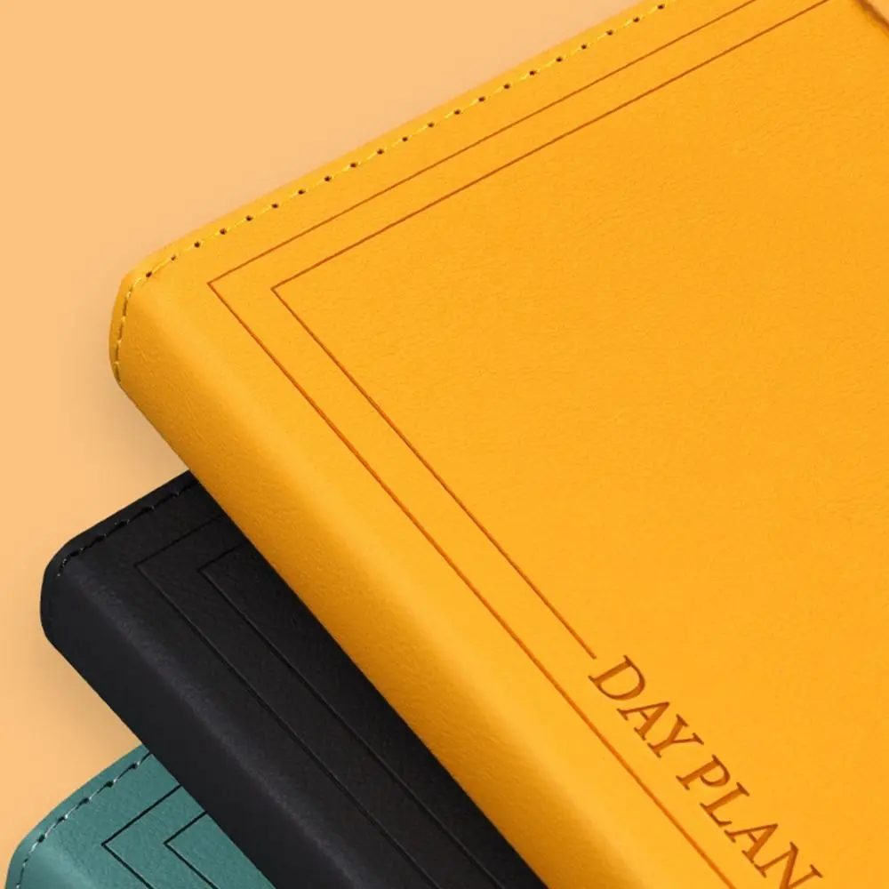 A5 2025 Agenda Planner Notebook Soft PU Cover Paper 2025 Journal Notebooks Simple Creative 365 Days Notepad