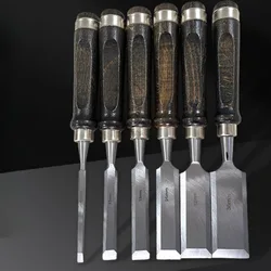 Wood Carving Knife Chisel 6/10/12/19/25/32mm Carpentry Flat Chisels Woodworking DIY Professional Sculptural Cutter Woodcut Tools