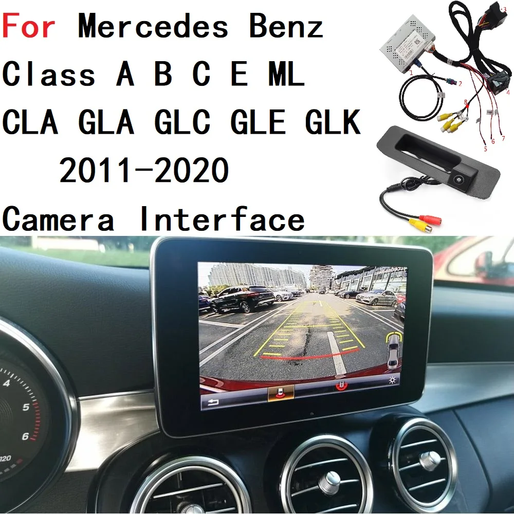 For Mercedes Benz Reverse Camera Interface Class A B C E GLA GLC GLE GLK CLA SLK SLC V ML Rear Camera Adapter