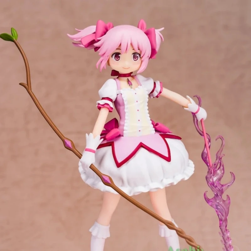 

Genuine Puella Magi Madoka Magica Animation Periphery Madoka Kaname Kawaii Figure Exquisite Model Desktop Decor Collect 16cm Gif