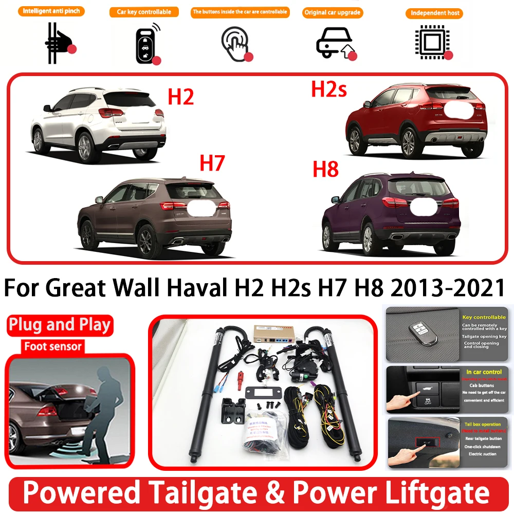 for Great Wall Haval H2 H2s H7 H8 2013-2021 OEM Plug and Play Auto Powered Tailgate Power Liftgate Rear Trunk Opener System