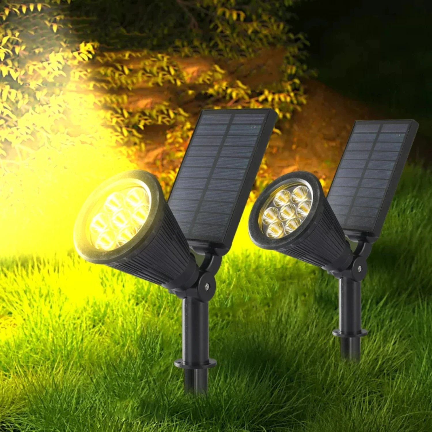 Elegant NT Villa Solar Garden Wall Lamps for Stylish Illumination - IP65 Waterproof Outdoor Lights - Energy-Efficient LED Solar 