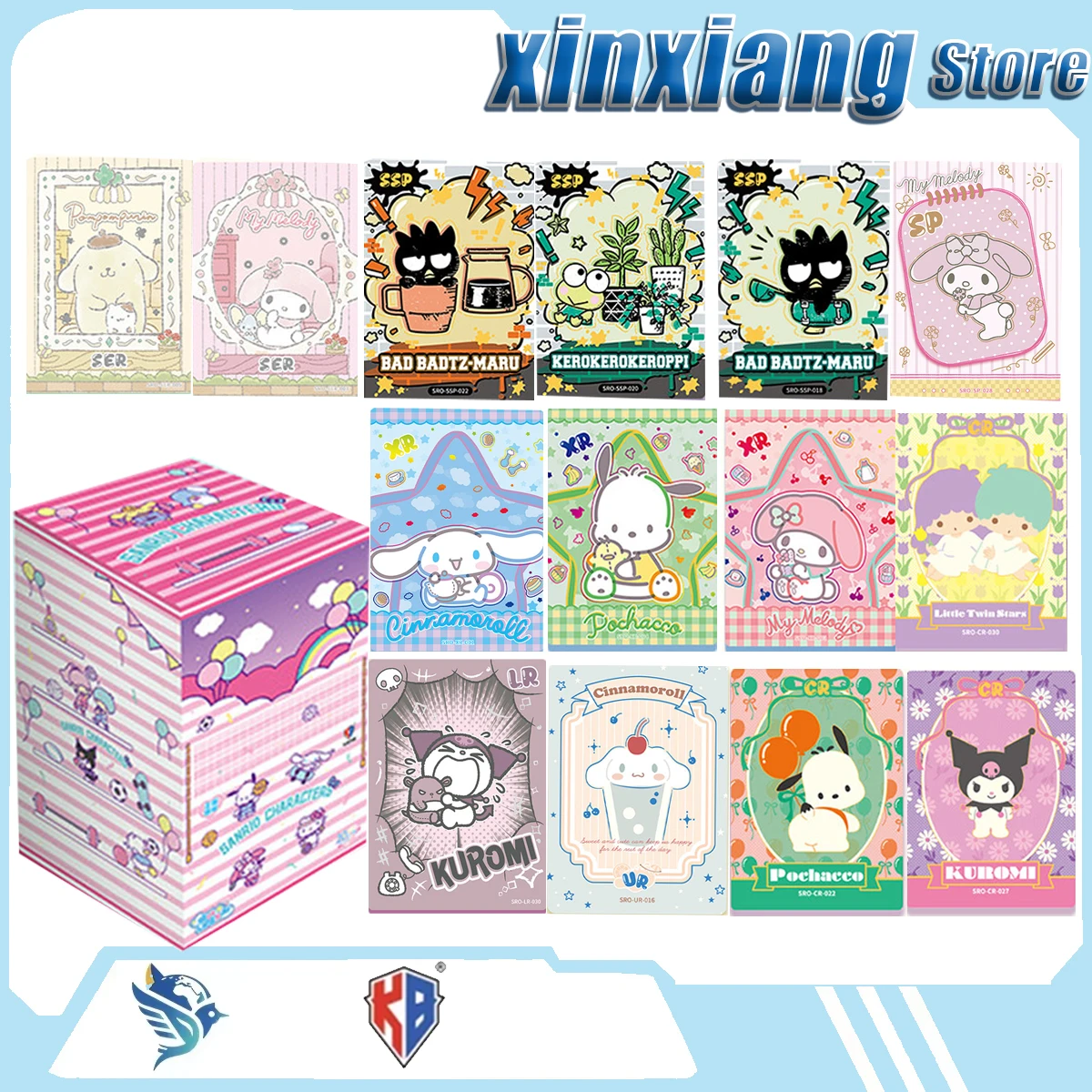 

Культурные и креативные товары Kabao: Семья Sanrio, персонажи Hello Kitty, Большеухий пёс, Куроми — милые мультяшные персонажи из аниме и манги