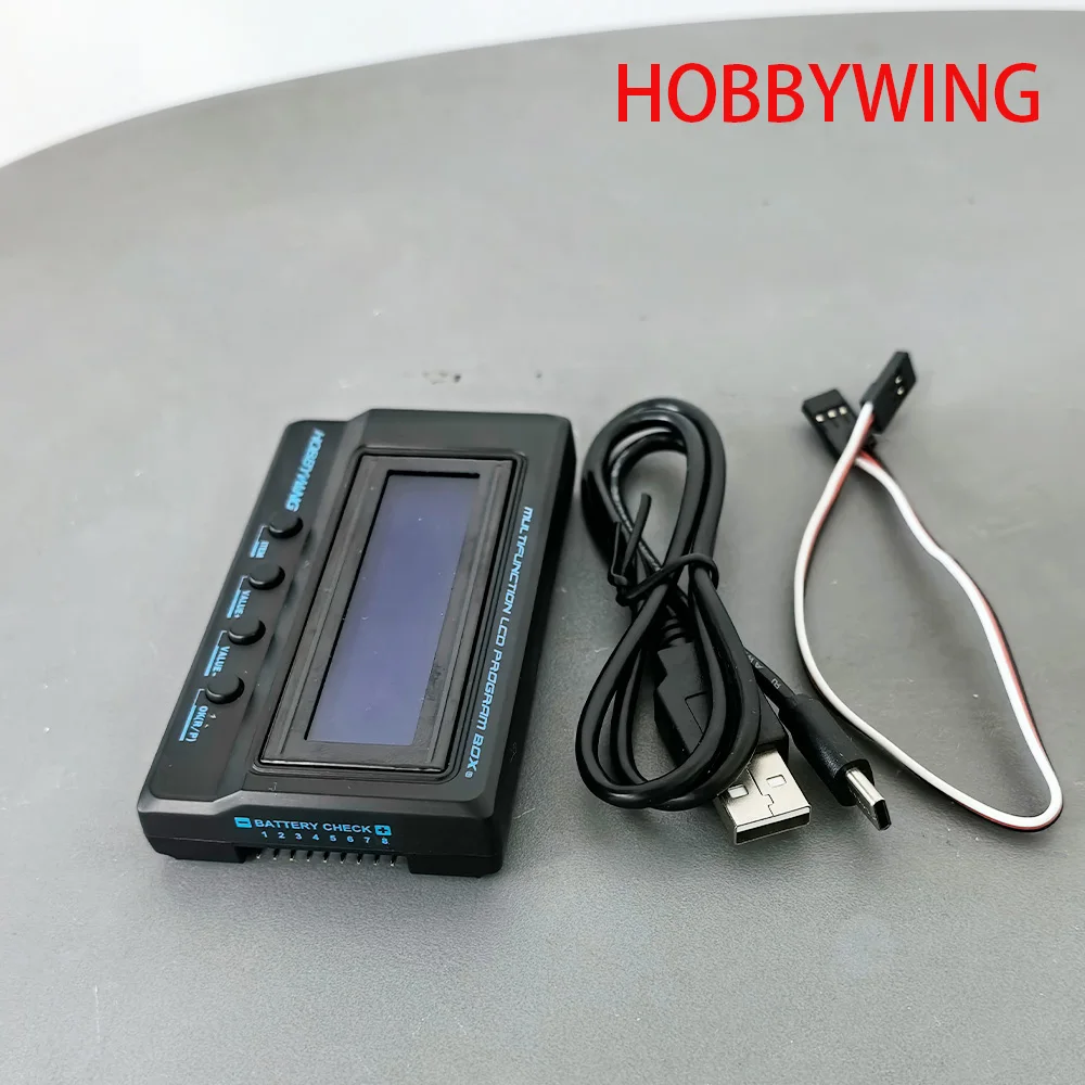 صندوق برنامج LCD Pro HOBBYWING لـ PLATINUM XERUN EZRUN Seaking Pro ESC RC نموذج سيارة قارب طائرة معلمة إعداد الملحقات #1