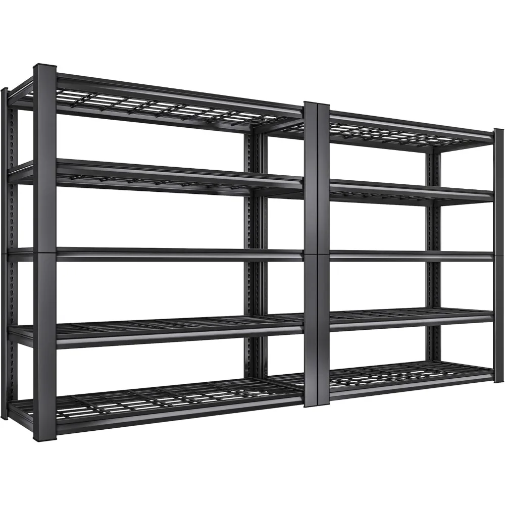 

3010LBS Storage Shelves 72" H Garage Shelving Heavy Duty Metal Shelving 5 Tier Adjustable Metal Shelves for Storage
