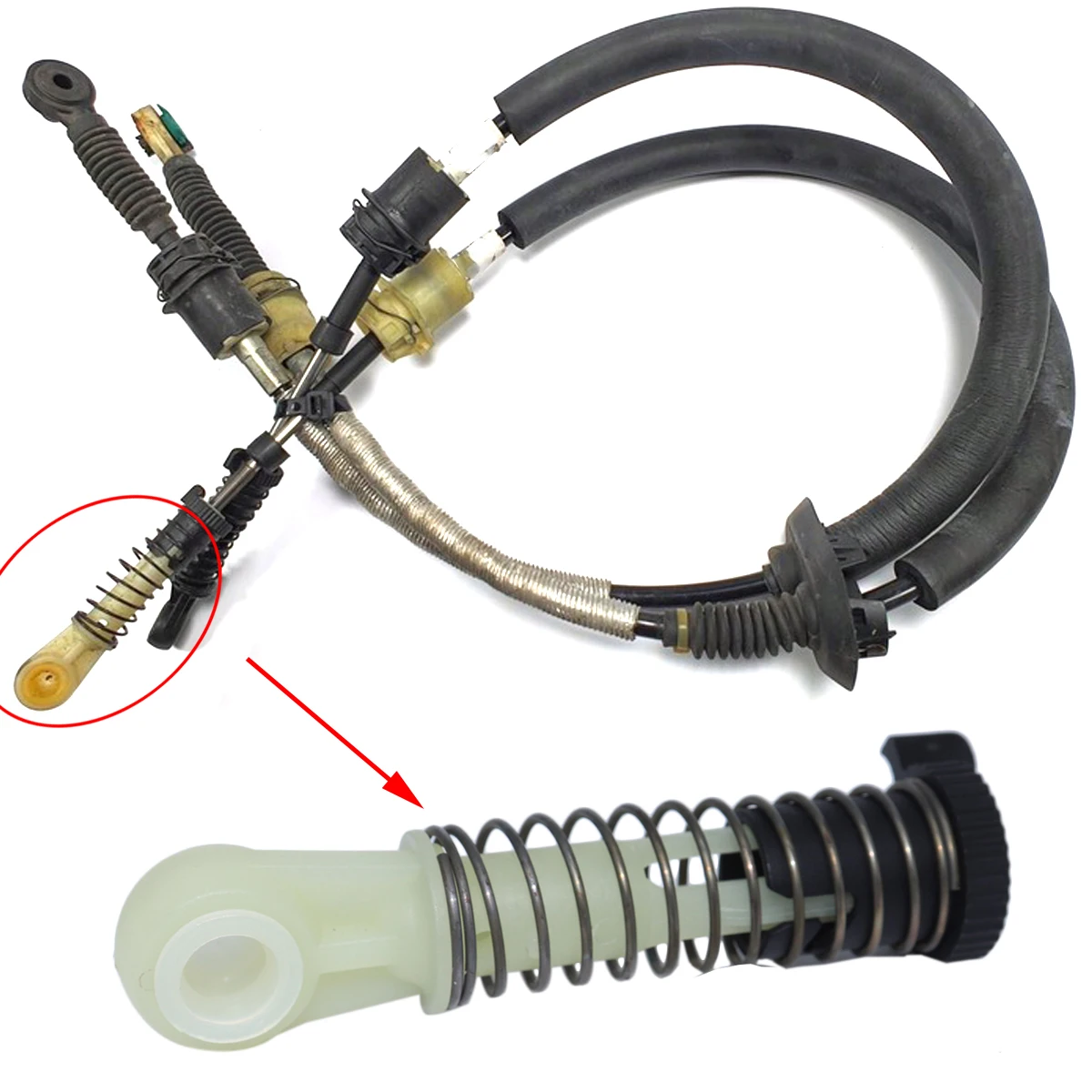 Per Benz Classe AB W169 W245 2004 - 2011 Manuale Selettore Del Cambio Leva di Collegamento Cavo Asta Connettore A150/170/200 B160/170/180