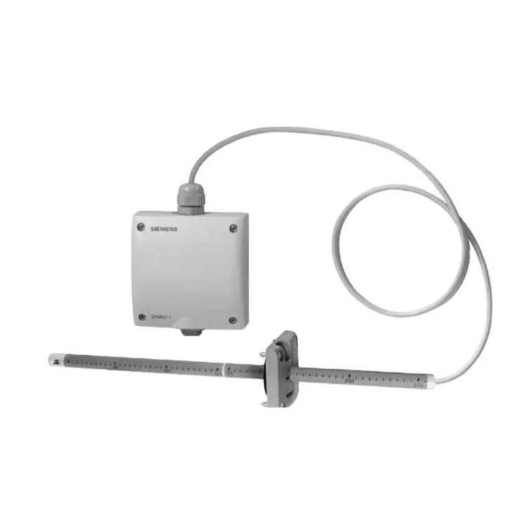 QVM62.1 Air velocity sensor used for modulating fan control in primary plants to set the basic volume flow.