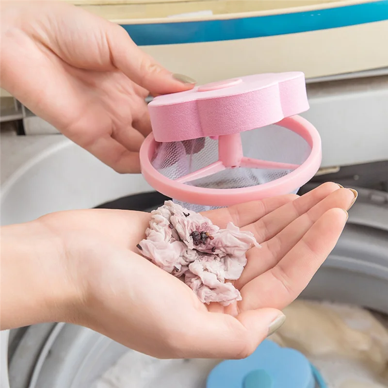 

ABVT-Washing Machine Filter Bag Hair Remover Floating Universal Net Bag Hair Removal Pollution Filter