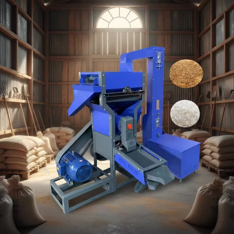 Rice Milling Machines With Vibratory Screen Modern Automatic Mini Rice Mill Plant Mini Commercial Rice Milling Machine for Sale
