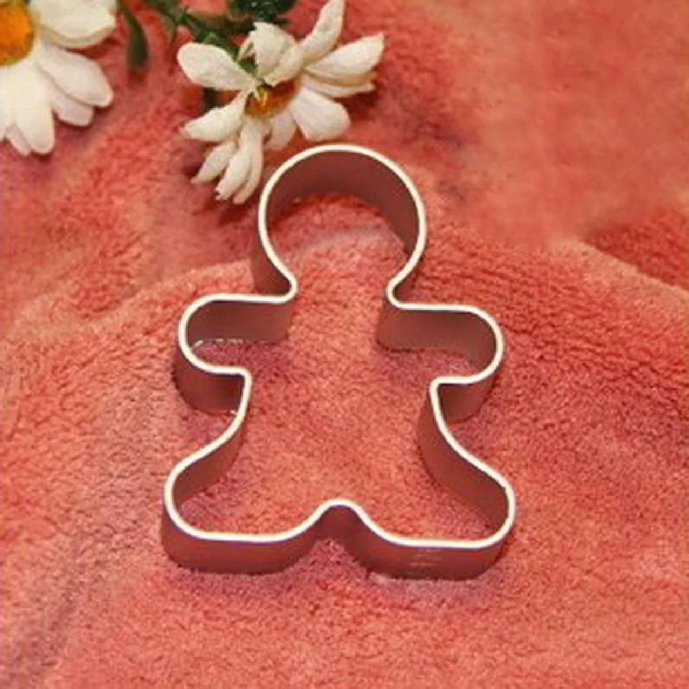 Christmas Cookie Cutter Tools Aluminium Alloy Snowman Men Shaped Ustensiles Patisserie Mold Kitchen Decorating Tools