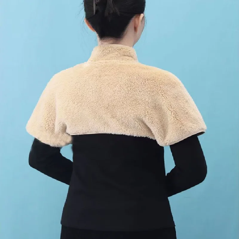 Shoulder Pads Ladies Clothing Accessories Winter Windproof Warm Protection Plus Velvet Thickened Neck Protector