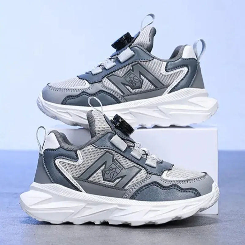 

Детские спортивные кроссовки для мальчиков и девочек, повседневные кожаные кроссовки на мягкой подошве, детская уличная школьная прогулочная обувь, теннисные кроссовки