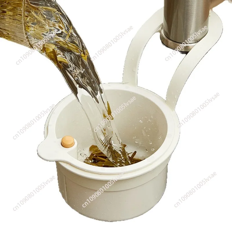 

Creative Sink Hanging Strainer Basket Openable Bottom Cover Detachable Kitchen Garbage Filter Multifunctional Quickly Drain