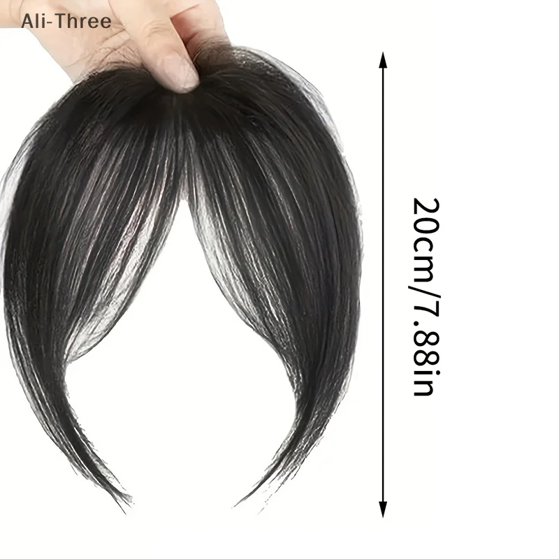 شعر مستعار اصطناعي الانفجارات قطعة شعر طبيعي شعر مستعار رقيق مشبك شعر ملحقات قطع الشعر للنساء اكسسوارات التصميم #1