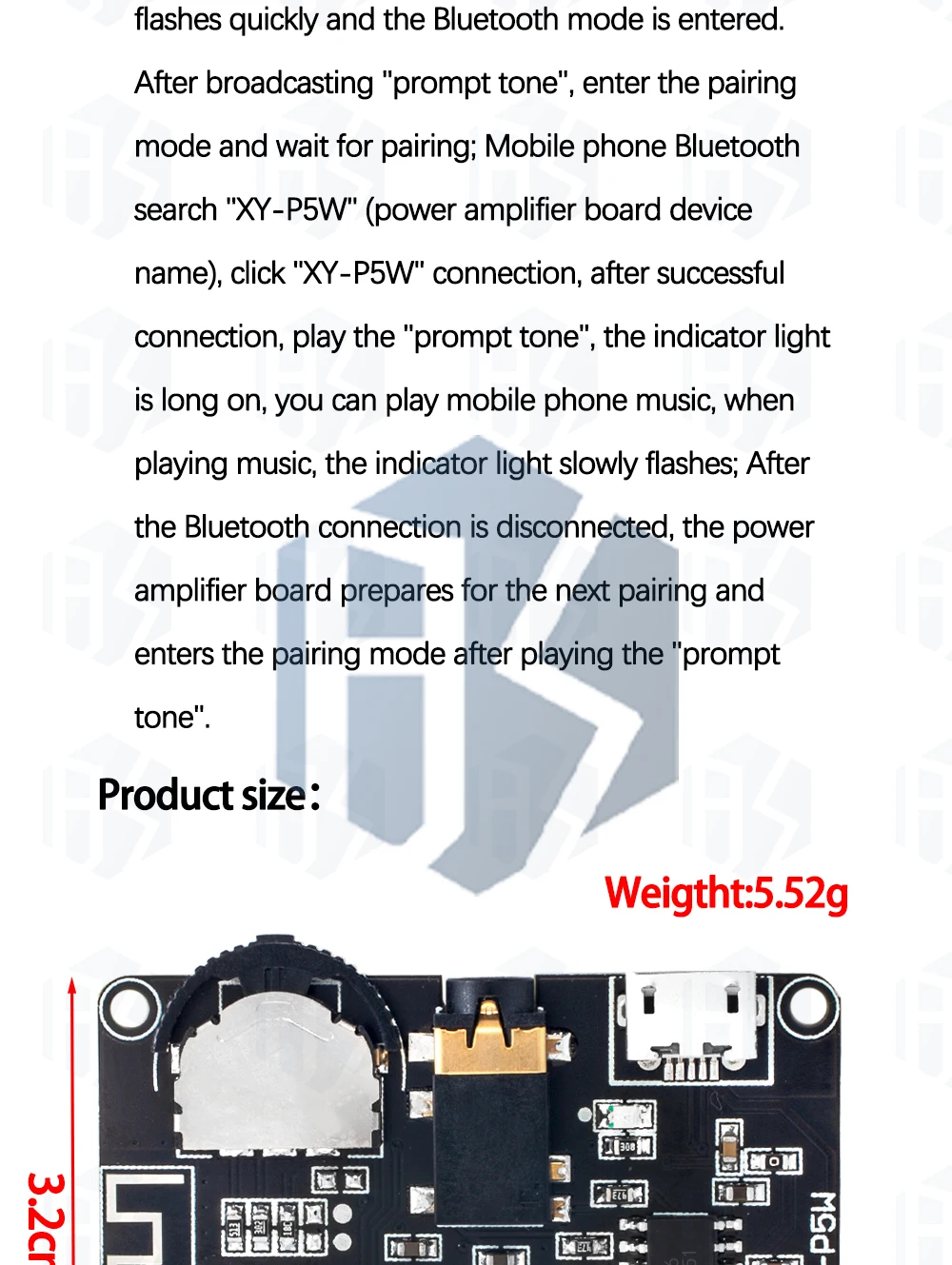 Mini Bluetooth 5.0/4,1 MP3-Decoder-Board Audio-Empfänger MP3 verlustfreier Player drahtloses Stereo-Musik verstärker modul – Detail 28