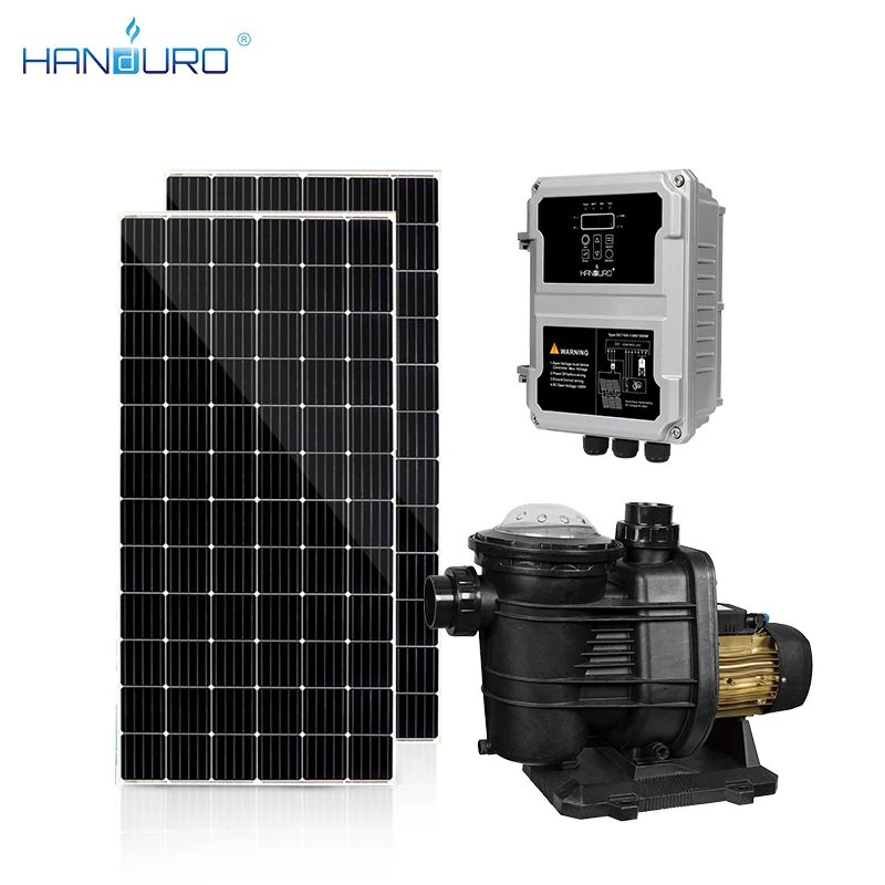 0.7HP 14 Meters Head Swimming Pool Pump 48V 2 Inch Portable Pond Pump Solar Energy Water Pump