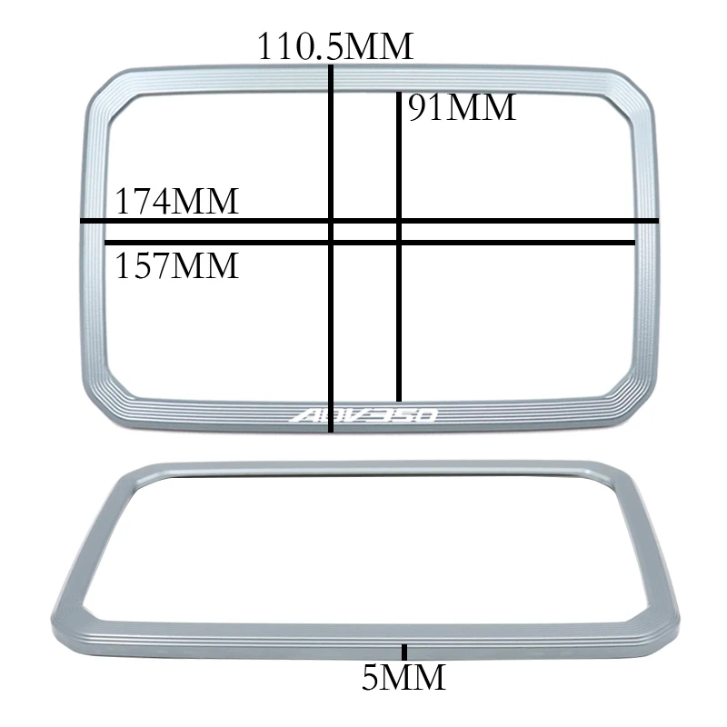 Pour Honda Forza 350 300 ADV350 NSS 350 125 300 moto CNC Instrument compteur cadre couverture tableau de bord protecteur d'écran Protection