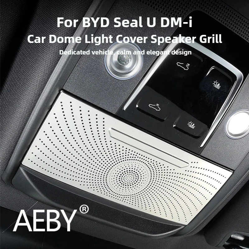 

AEBY For BYD Seal U DM-i 2020-2025 Car Dome Light Cover Speaker Grill, Interior Roof Lamp Housing Trim Panel, Easy Installation
