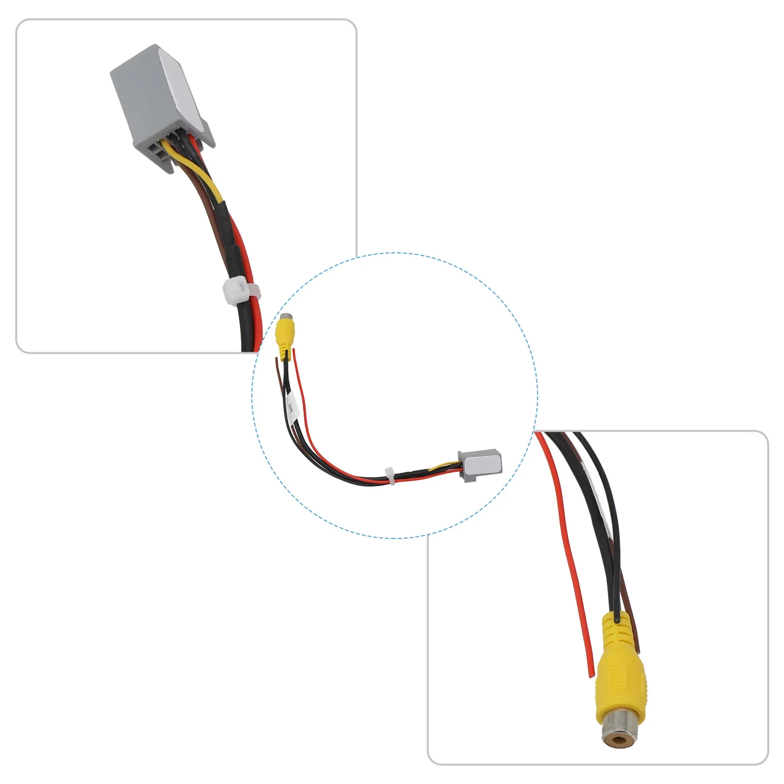 Light Brightness Car Parking Rear Camera Cable High Quality Reliable Installation Location Back Of Car Radio