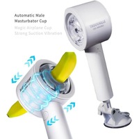 Smart Electric Telescopic Masturbator Automatic Blowjob Sex Machine Hands Free Realistic Vagina Vibrator Sex Toys Adult Game