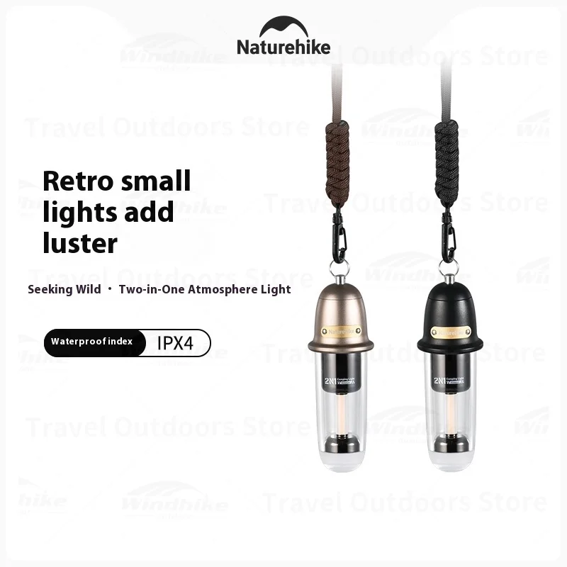 Naturehike في الهواء الطلق المحمولة فانوس التخييم الإضاءة مصباح لتهيئة الجو مصباح معلق الجدة لوازم التخييم المشي لمسافات طويلة أضواء درب #2