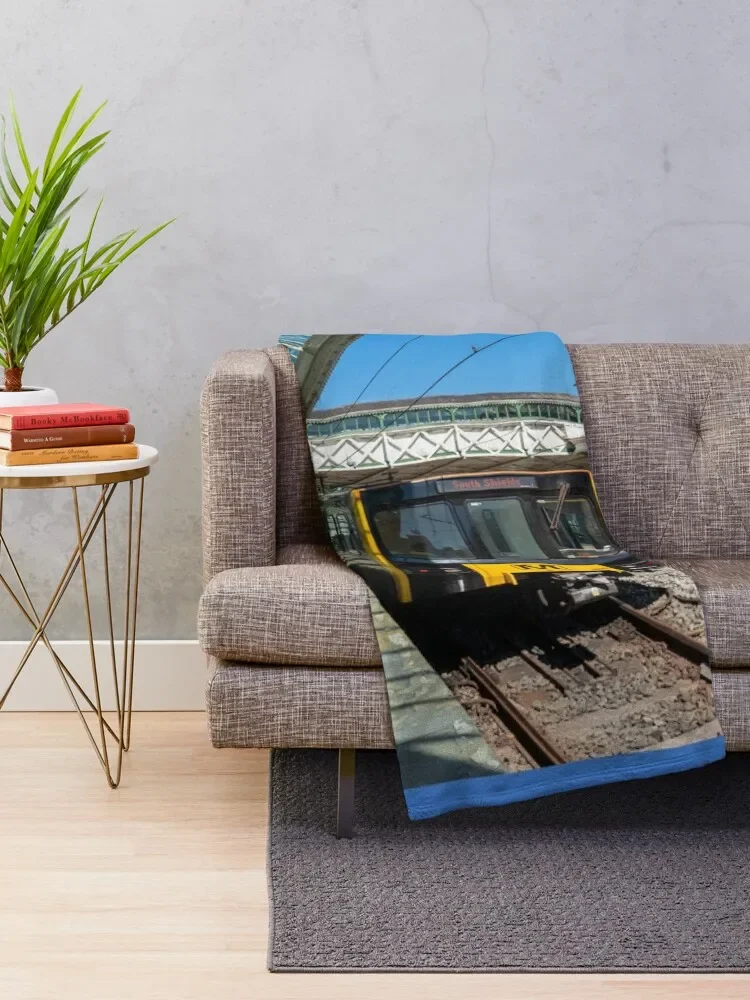 Tynemouth Metro Train Throw Blanket Quilt For Sofa Thin Blankets