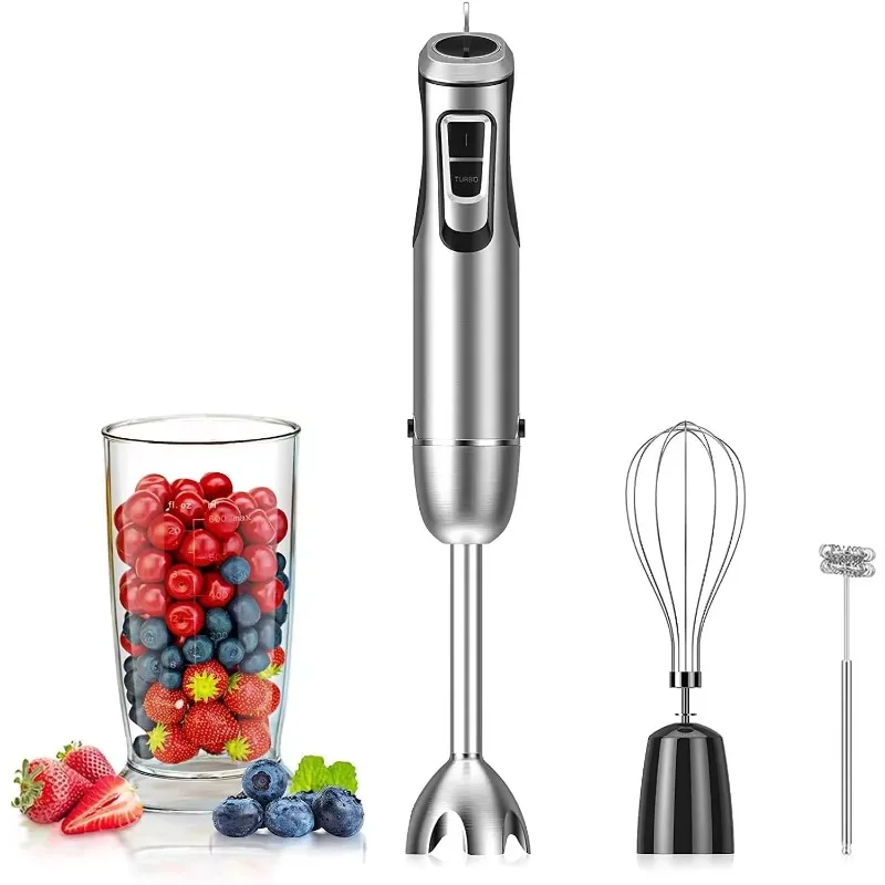 4 In 1 Mini 400W Electric Hand Mixer Stick Blender Set Immersion Blender for Kitchen