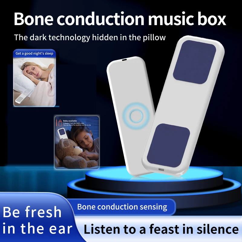 

Костная проводимость Bluetooth Sleep Aid Беспроводная связь Type-C Ультратонкая музыкальная подушка-динамик