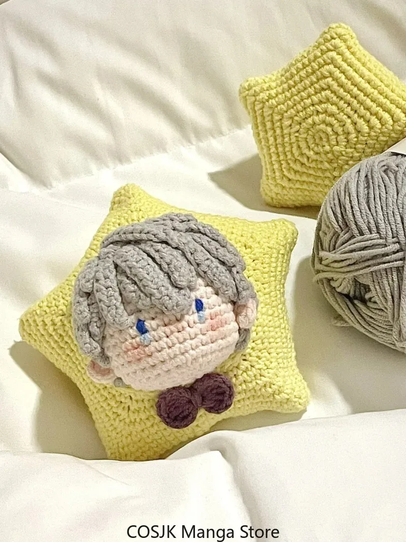Набор для вязания крючком DIY: плюшевый кулон «Любовь и Глубокий Космос» с персонажами Ксавьером и Рафаэлем, набор материалов для ручного вязания, подарки для косплея с мультяшными персонажами