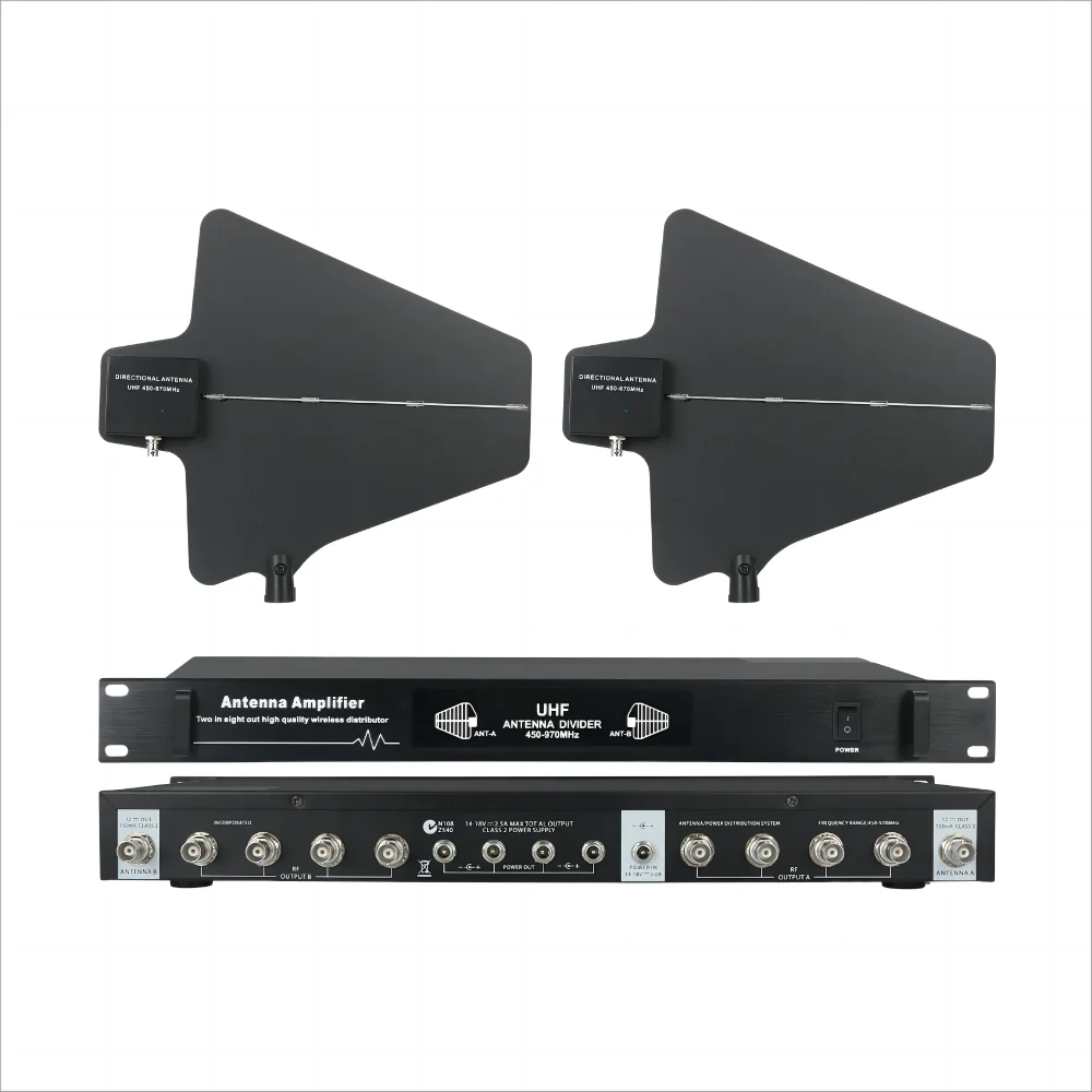 

Системное усиление сигнала УВЧ 2025 г., распределение антенны 470-1000 МГц для улучшения расширения приемной беспроводного микрофона