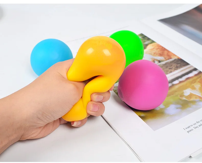 Langsam Aufsteigende Stressbälle Fidget-Spielzeug für Erwachsene Knetbare Bälle Weiche Sensorische Beruhigungsartikel für Klassenzimmer Autismus ADHS – Detail 8