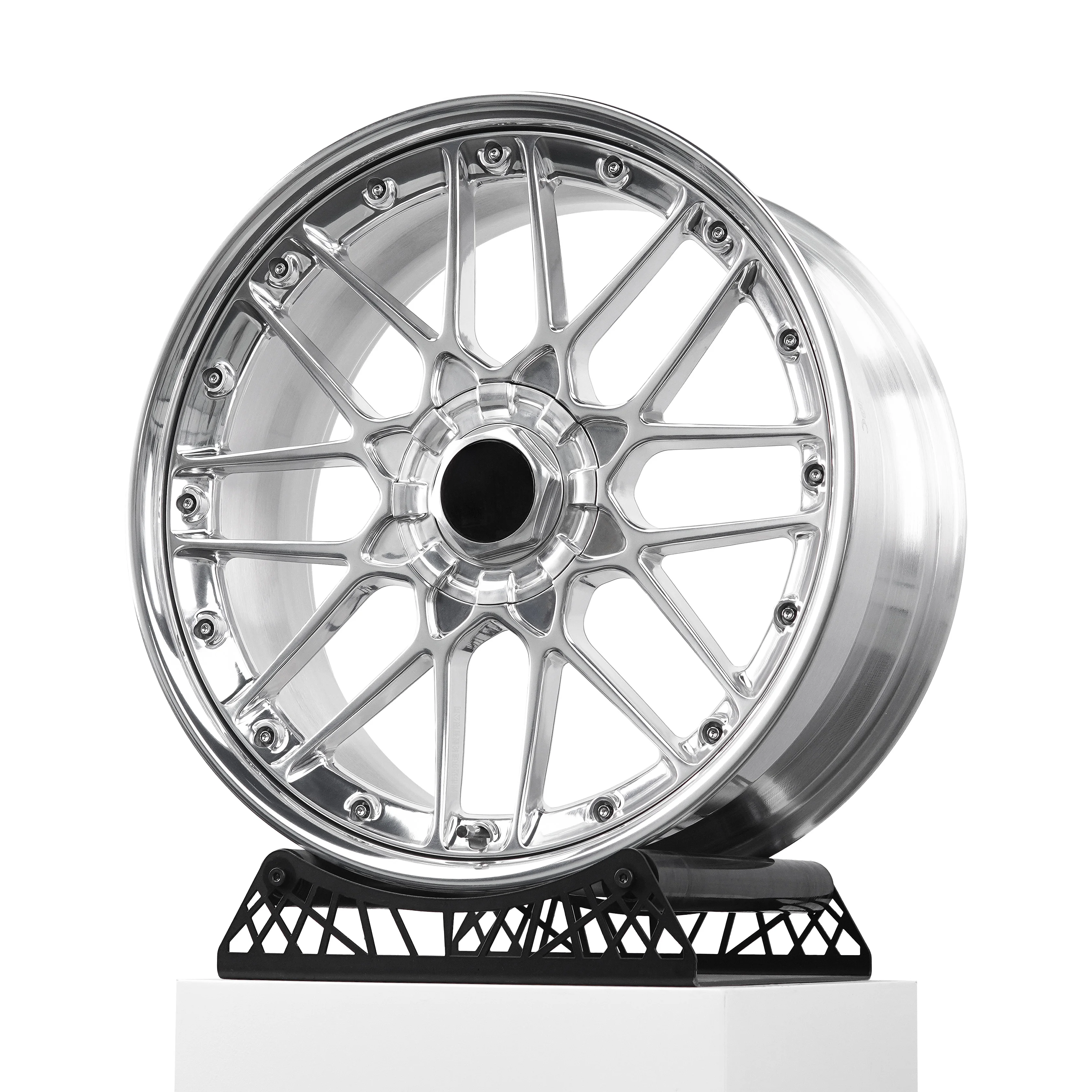 1pcs 2 Piece Silver Forged Passenger Car Rim 19 20 21 22 Inch 5x114.3 5x112 5x120 Custom Cap Alloy Wheel For BMW M3 Audi