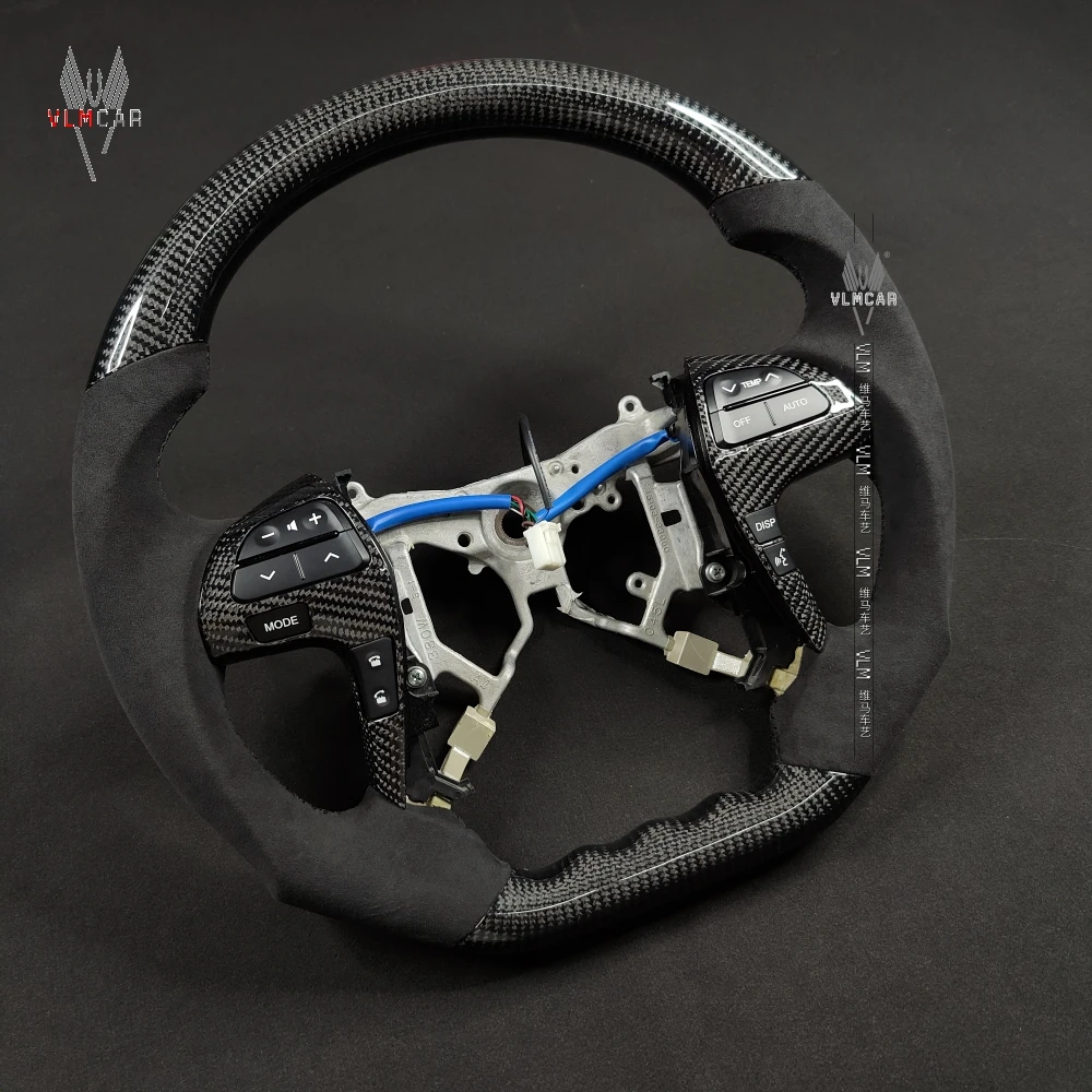 VLMCAR TRD Style Private Custom Carbon Fiber Steering Wheel for Toyota 2009 Camry / Avalon Customize All Model Year Bodykit