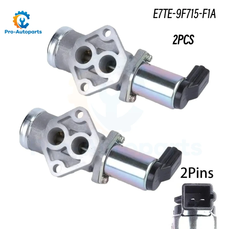 

2 шт. E7TE-9F715-F1A для Ford Bronco E-150 E-250 Explorer Mazda Aerostar B4000 1986-1995 E7TE9F715F1A клапан регулирования воздуха холостого хода IAC