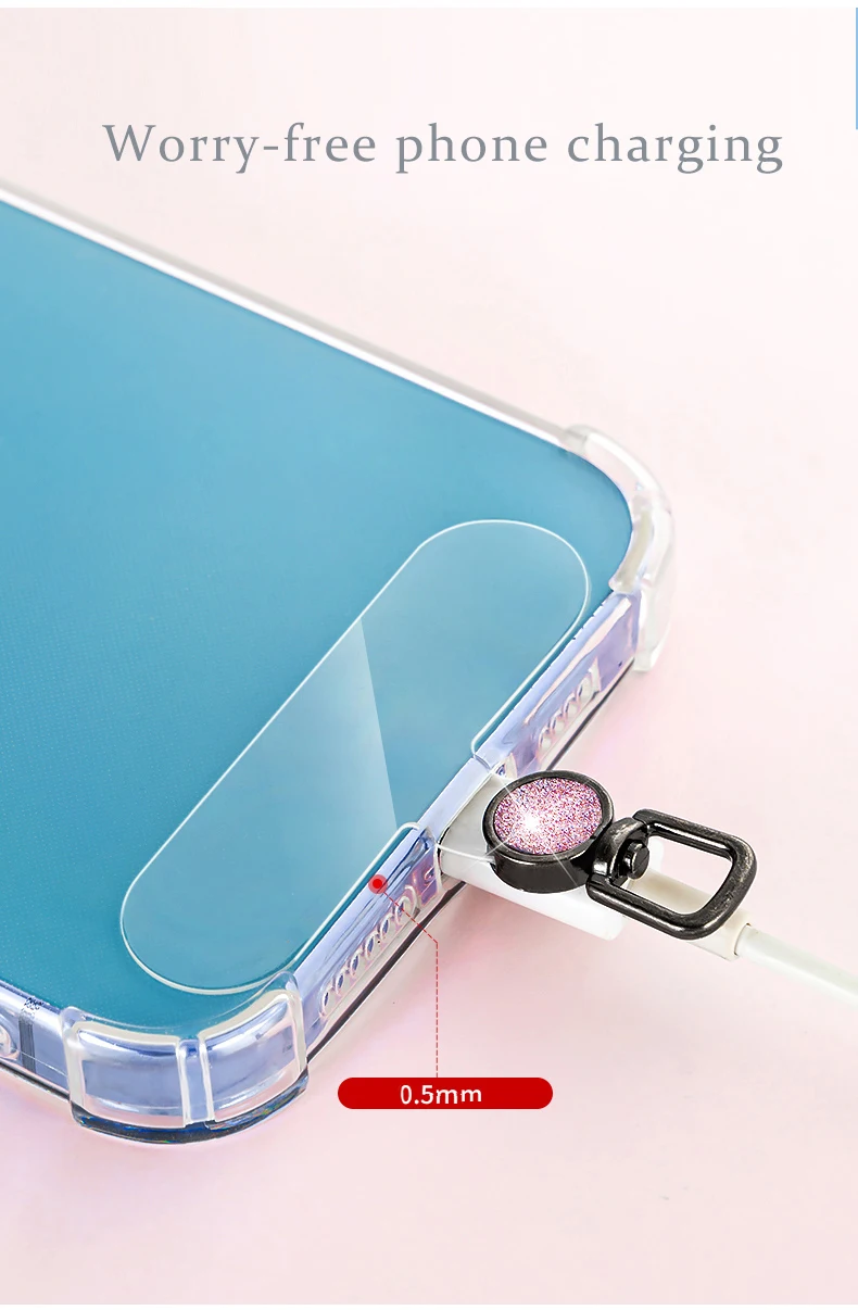 Glänzende Handy-Befestigungslaschen Universelle Handyband-Patches Luxuriöse Glitzer-Handyband-Ersatzteile für Mobiltelefone – Detail 2
