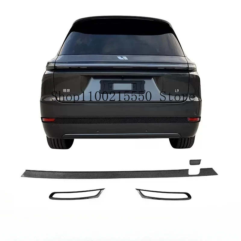 Rear Trunk Bar Tail Gate Door Strip Decoration Chromium Cover Trim  For LEADING IDEAL LiXiang L9 Accessories Exterior