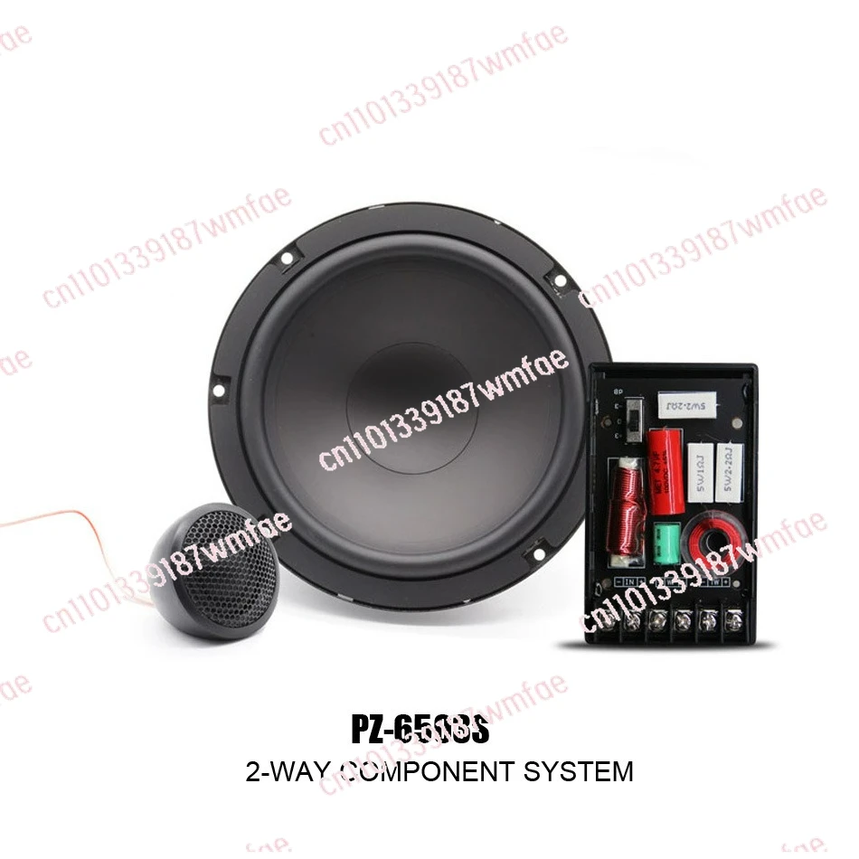 

Car 6.5-inch set of audio speakers, car set of speakers, medium and low tweeters, modified audio 12V