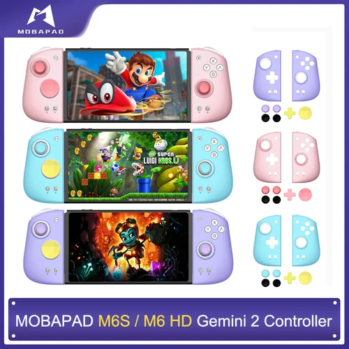Imagen 1 del producto Mobapad M6s / M6 HD para Nintendo Switch / Switch OLED Joystick ajustable efecto Hall controlador JoyPad paneles cubierta reemplazar
