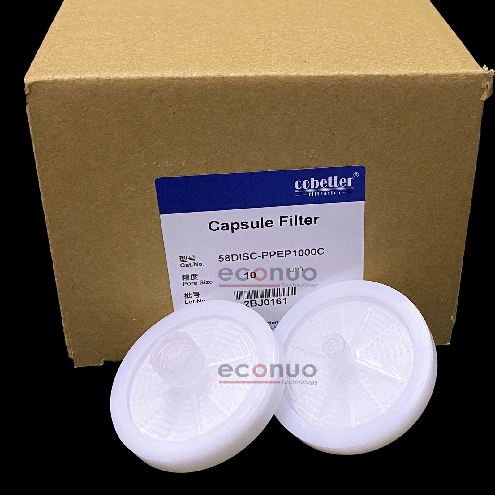 Cobetter-filtro de tinta Original, disco blanco de 10 micras, 58DISC-PPEP1000C, 10u para piezas de impresora de inyección de tinta