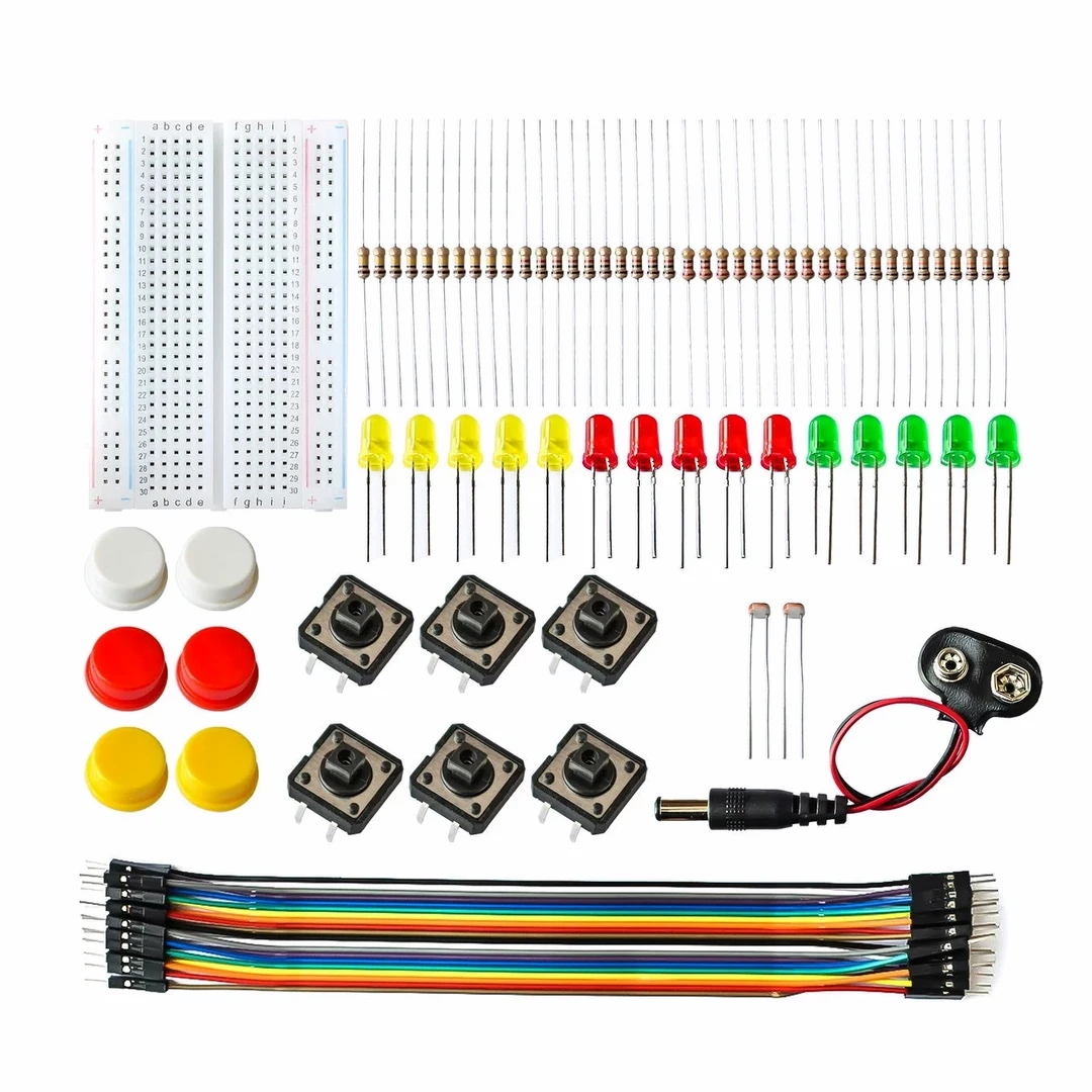 مجموعة المبتدئين لـ UNO R3 اللوح الصغير LED زر سلك توصيل معزز لـ Arduino Diy Kit معمل التعليم المدرسي