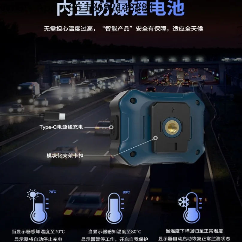 Motorcycle E‑Bike Wireless TPMS External Internal Tire Pressure Temperature Monitor Alarm