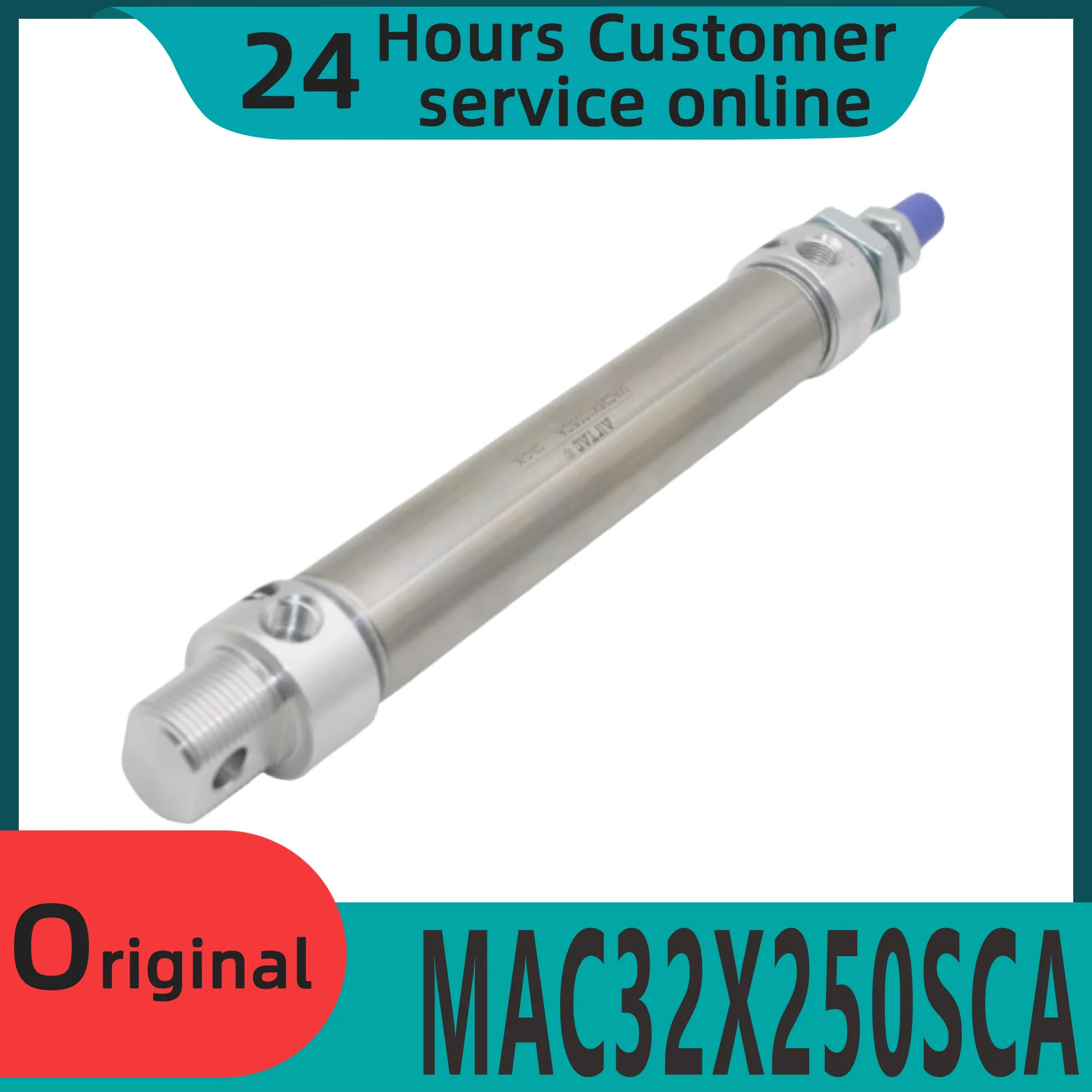 

Brand new original buffering stainless steel mini cylinder MAC32X250SCA MAC32X300SCA MAC32X350SCA MAC32X400SCA MAC32X450SCA