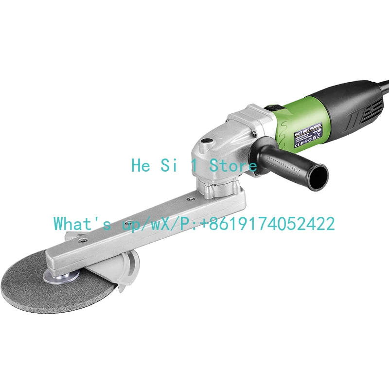Stainless steel edging angle metal flat wire drawing automatic polishing machine long arm grinding machine
