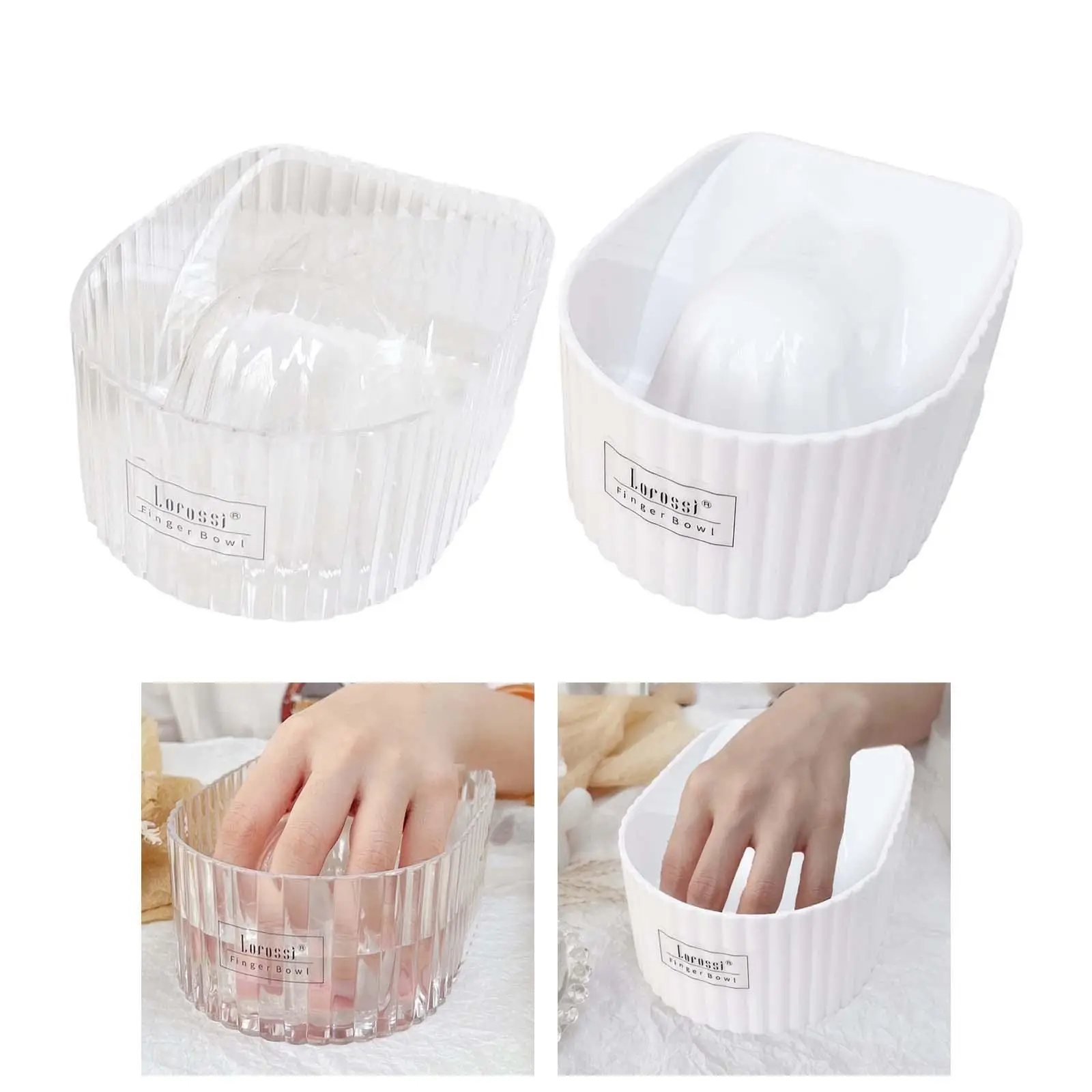 Cuenco portátil para remojar uñas, removedor ligero para remojar con forma de concha para limpieza de uñas, manicura DIY para profesiones de niñas