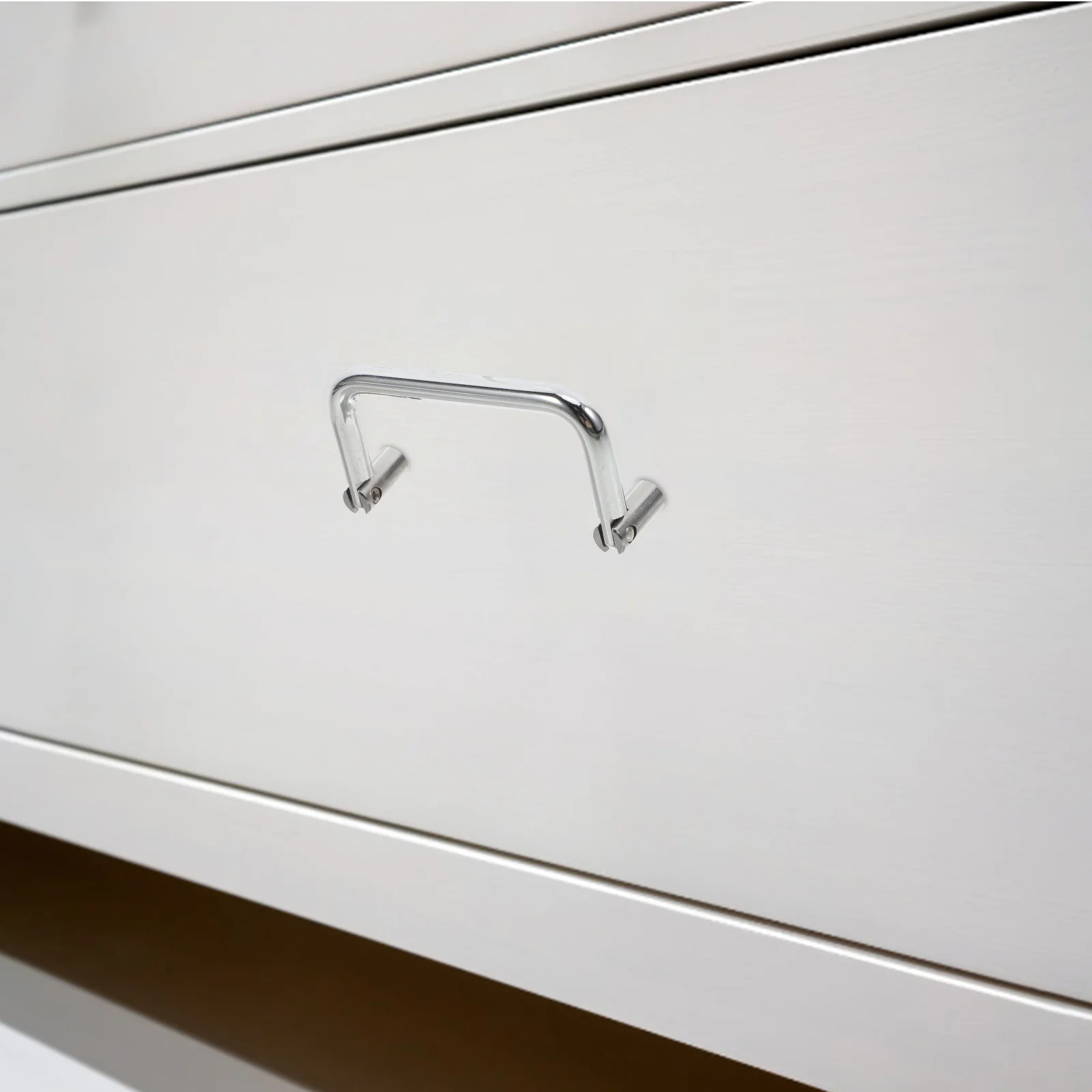 

2pcs Cabinet Door Handle Stainless Steel Foldable Design Easy Install For Kitchen Cabinets Drawers Wardrobe Cupboards Hardware